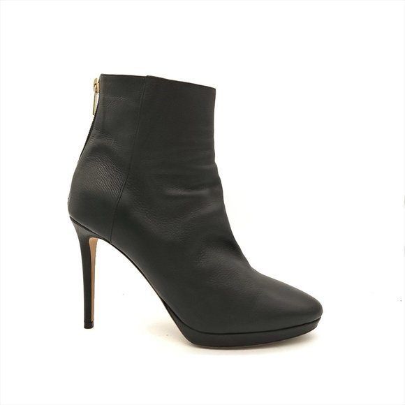 Jimmy Choo Stiletto Boot Harvey 100 Black Leather Women's 8 MSRP - Picture 1 of 10